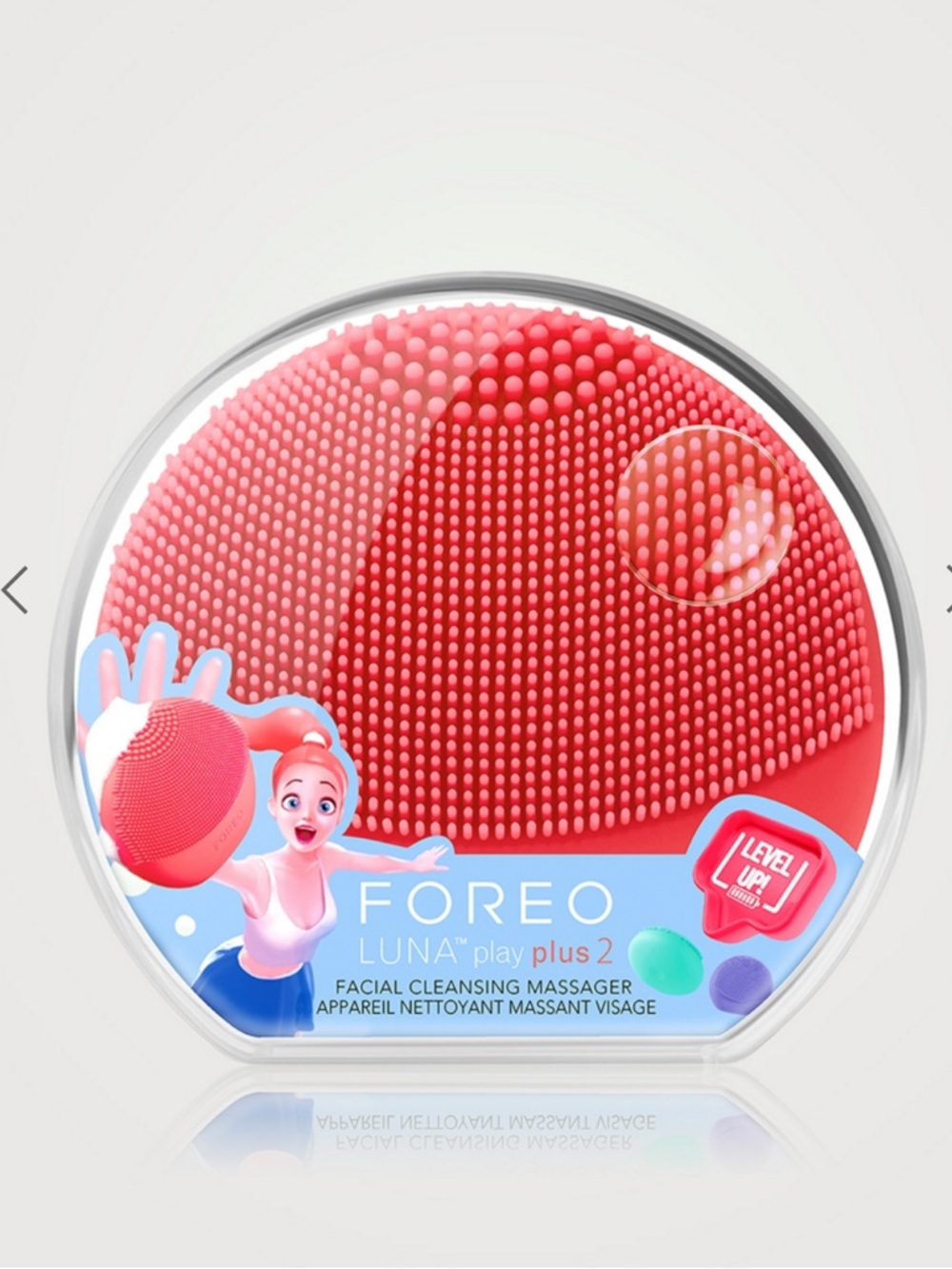 FOREO LUNA play plus 2 Facial Cleansing Massager - peach of cake color